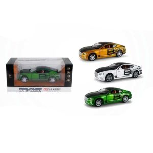 Метална кола Bentley Continental GT 1:22, златиста