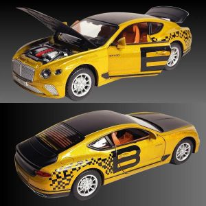 Метална кола Bentley Continental GT 1:22, златиста