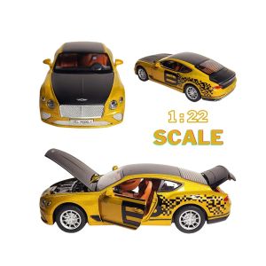 Метална кола Bentley Continental GT 1:22, златиста