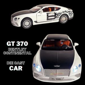 Метална кола Bentley Continental GT 1:22, бяла