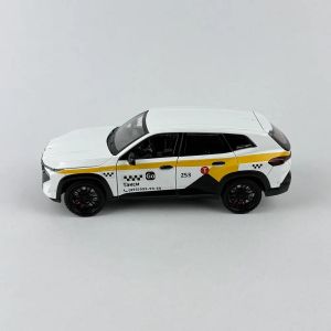 Метална кола BMW XM Taxi 1:24, Бяла, Без опаковка