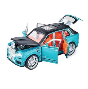 Метална кола Rolls-Royce Cullinan 1:24, Син, Без опаковка