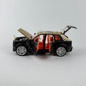 Метална кола Rolls-Royce Cullinan 1:24, Жълт