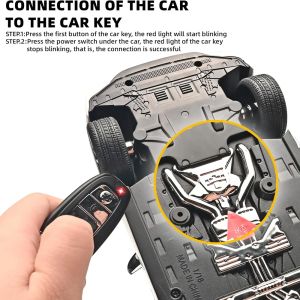 Метален автомобил Audi RS7 Sportback с дистанционно, 1:18, бял