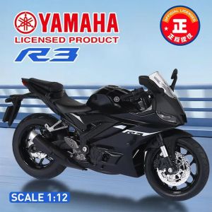 Метален мотор Yamaha R3 1:12 – черен спортен модел