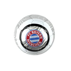 Футболна топка Bayern Munchen – сребриста с клубно лого