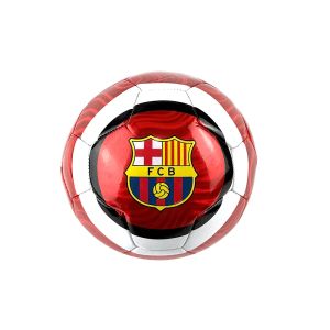 Футболна топка Barcelona – червена с клубно лого
