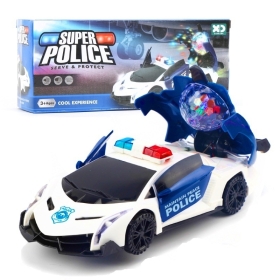 Кола полиция със звукови и светлинни ефекти
