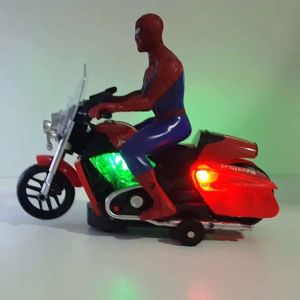 Играчка мотор със Спайдърмен, светлини, звук 