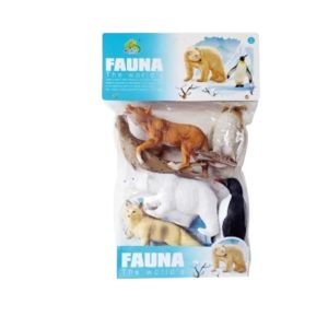 Комплект фигурки полярни животни FAUNA – 6 броя