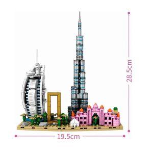 Конструктор Дубай Skyline, 593 части