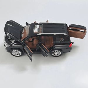 Метален джип Toyota Land Cruiser, 1:24, Черен, Без опаковка