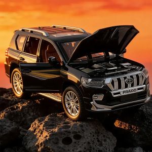 Метален джип Toyota Land Cruiser, 1:24, Черен, Без опаковка