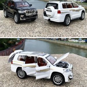 Метален джип Toyota Land Cruiser, 1:24, Бял, Без опаковка