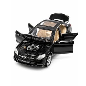 Метален автомобил Mercedes-Benz C-Class, 1:32, Черен, Без опаковка