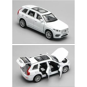 Метален автомобил Volvo XC90, 1:32, бял, без опаковка
