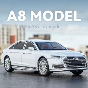 Колекционерски метален модел Audi A8L Luxury Edition, 1:24, Бял, Без индивидуална опаковка
