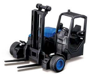 Метален камион Bburago Mercedes-Benz Actros Haulers Lift & Load, 1:43, с мотокар и аксесоари