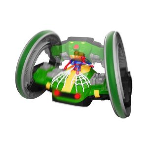 Каскадьорска кола със Спайдърмен, 2.4 GHz, дистанционно управление, 360° въртене