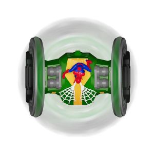 Каскадьорска кола със Спайдърмен, 2.4 GHz, дистанционно управление, 360° въртене