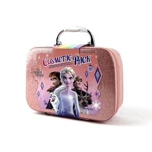Детски комплект за грим Frozen в куфарче, 14 части, розов