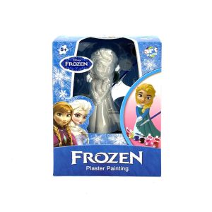 Детски комплект за оцветяване на гипсова фигурка Frozen с боички и четка