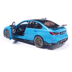 Метална кола BMW M3 Performance Parts, 1:18, Daytona Beach Blue