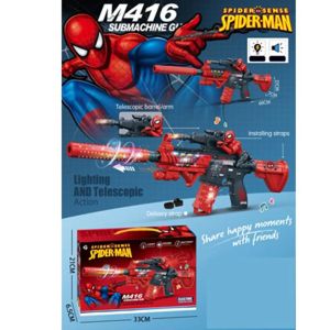 Детски автомат Spider-Man M416, Светлини и звук, 60 см