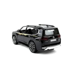 Метален джип Toyota Land Cruiser LC300, 1:24, Черен, Без индивидуална опаковка