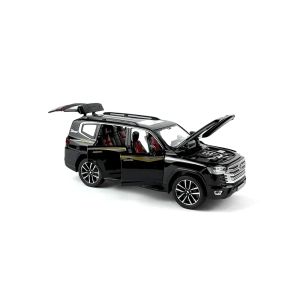 Метален джип Toyota Land Cruiser LC300, 1:24, Черен, Без индивидуална опаковка