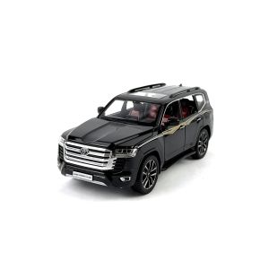 Метален джип Toyota Land Cruiser LC300, 1:24, Черен, Без индивидуална опаковка