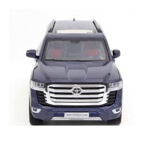 Метален джип Toyota Land Cruiser LC300, 1:24, Син, Без индивидуална опаковка