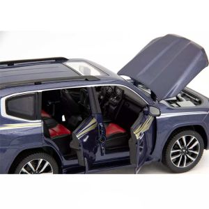 Метален джип Toyota Land Cruiser LC300, 1:24, Син, Без индивидуална опаковка