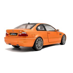 Метална кола Solido BMW M3 E46, 1:18, Оранжева