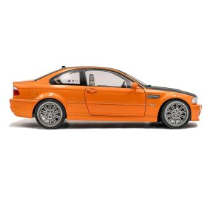 Метална кола Solido BMW M3 E46, 1:18, Оранжева