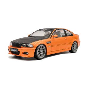 Метална кола Solido BMW M3 E46, 1:18, Оранжева