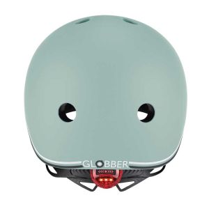 Детска каска за тротинетка Globber Go Up Lights, XXS/XS (45-51cm) - зелена