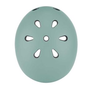 Детска каска за тротинетка Globber Go Up Lights, XXS/XS (45-51cm) - зелена
