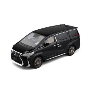 Метален миниван Lexus LM 300h, отварящи се врати, черен, без индивидуална опаковка