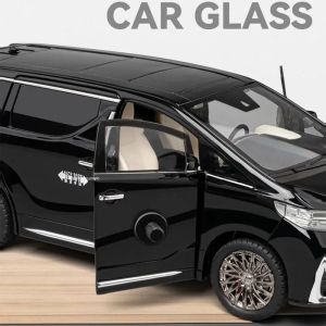 Метален миниван Lexus LM 300h, отварящи се врати, черен, без индивидуална опаковка