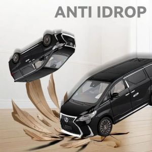 Метален миниван Lexus LM 300h, отварящи се врати, черен, без индивидуална опаковка