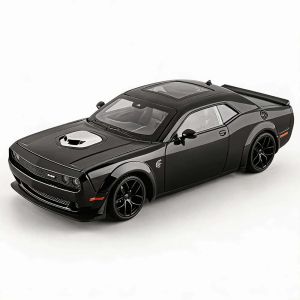 Метална кола Dodge Challenger SRT Hellcat Widebody 1:18, Черна, Без индивидуална опаковка