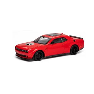 Метална кола Dodge Challenger SRT Hellcat Widebody 1:18, Червена, Без индивидуална опаковка