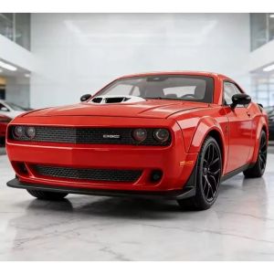 Метална кола Dodge Challenger SRT Hellcat Widebody 1:18, Червена, Без индивидуална опаковка