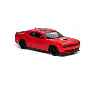 Метална кола Dodge Challenger SRT Hellcat Widebody 1:18, Червена, Без индивидуална опаковка