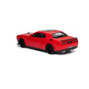 Метална кола Dodge Challenger SRT Hellcat Widebody 1:18, Червена, Без индивидуална опаковка