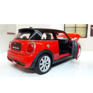 Метална кола Mini Cooper Hatch, 1:24, Welly, червена