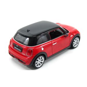 Метална кола Mini Cooper Hatch, 1:24, Welly, червена