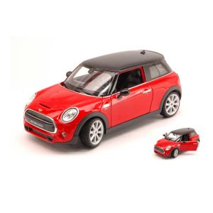 Метална кола Mini Cooper Hatch, 1:24, Welly, червена