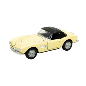 Метална кола BMW 507, 1:24, Welly, жълта